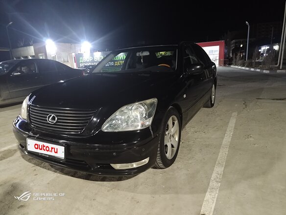2003 Lexus LS 430 III Рестайлинг, чёрный, 1300000 рублей - вид 19