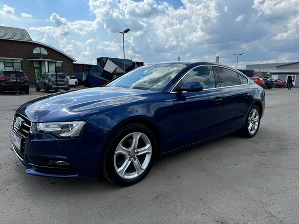 2013 Audi A5 I (8T) Рестайлинг, синий, 1600000 рублей - вид 2