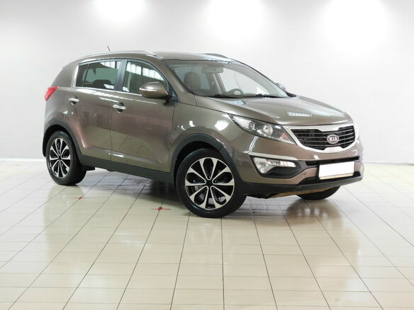 2010 Kia Sportage III, коричневый - вид 1