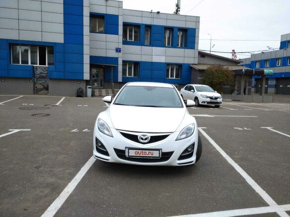 2010 Mazda 6 II (GH) Рестайлинг, белый