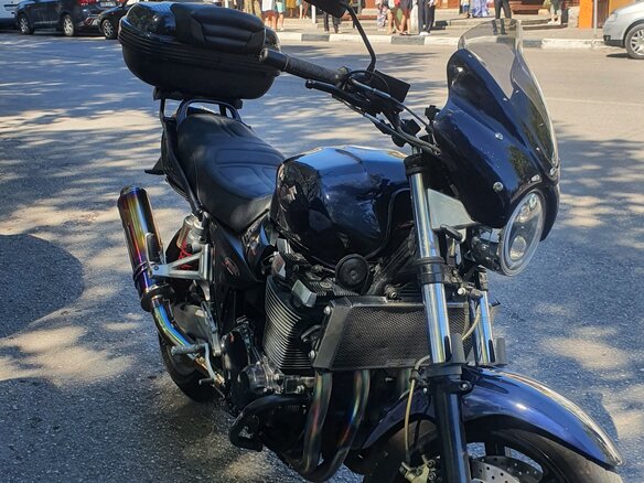 2007 Suzuki GSX 1400, синий - вид 22