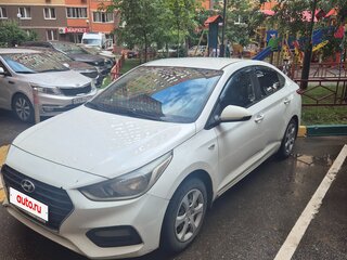 2018 Hyundai Solaris II, белый, 800000 рублей, вид 3
