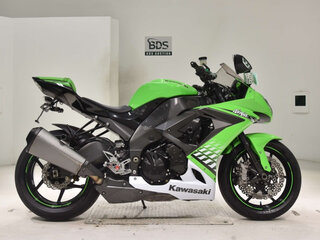 2010 Kawasaki ZX-10R Ninja, зелёный, 800000 рублей, вид 2