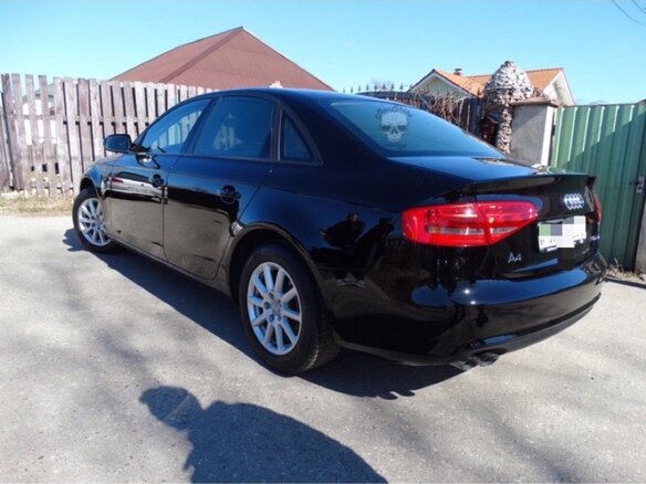 2013 Audi A4 IV (B8) Рестайлинг, чёрный, 1257982 рублей - вид 2