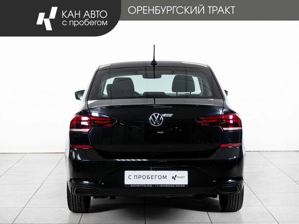 2021 Volkswagen Polo VI, чёрный, 1598000 рублей - вид 3