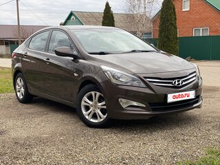 2014 Hyundai Solaris I Рестайлинг, коричневый, 1150000 рублей, вид 3