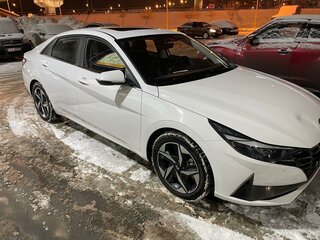 2022 Hyundai Elantra VII (CN7), белый, 1700000 рублей, вид 2