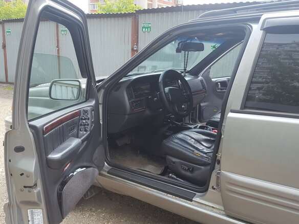 1997 Jeep Grand Cherokee I (ZJ) Рестайлинг, серебристый - вид 7