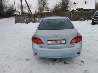 2008 Toyota Corolla X (E140, E150), голубой, 730000 рублей, вид 2