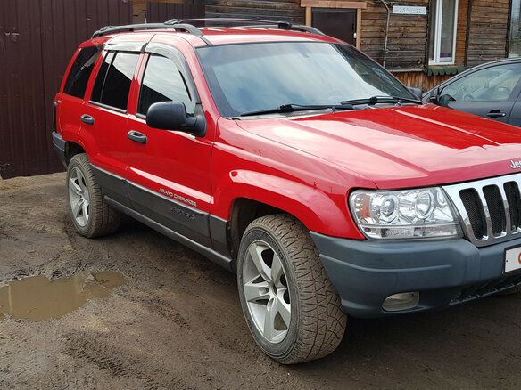 1998 Jeep Grand Cherokee II (WJ), красный - вид 2