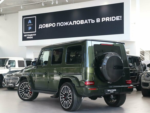2026 Mercedes-Benz G-Класс AMG 63 AMG II (W465) Рестайлинг, зелёный - вид 2