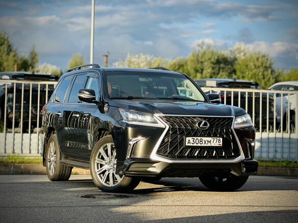 2016 Lexus LX 450d III Рестайлинг 2, чёрный