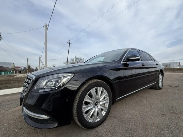 2018 Mercedes-Benz S-Класс 450 Long VI (W222, C217) Рестайлинг, чёрный, 3900000 рублей - вид 11