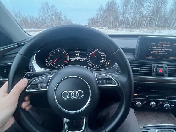 2012 Audi A6 IV (C7), белый, 1850000 рублей - вид 8