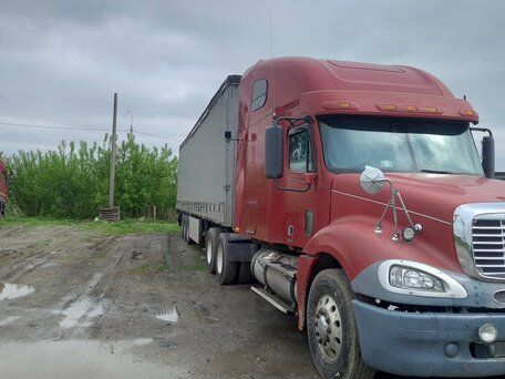 2004 Freightliner Columbia, красный, 1500000 рублей, вид 3