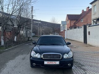 2008 Hyundai Sonata ТагАЗ IV (EF) Рестайлинг, чёрный, 700000 рублей, вид 2