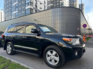 2012 Toyota Land Cruiser 200 Series Рестайлинг 1, чёрный, 3100000 рублей, вид 3