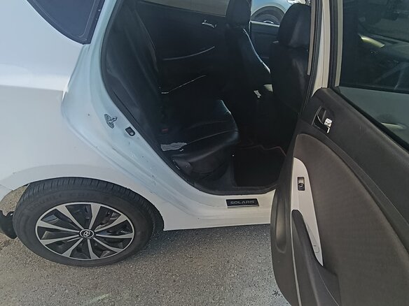 2013 Hyundai Solaris I, белый, 500000 рублей - вид 7
