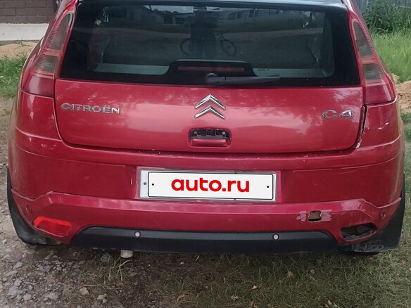 2007 Citroen C4 I, красный, 300000 рублей - вид 2