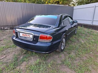 2007 Hyundai Sonata ТагАЗ IV (EF) Рестайлинг, синий, 500000 рублей, вид 4