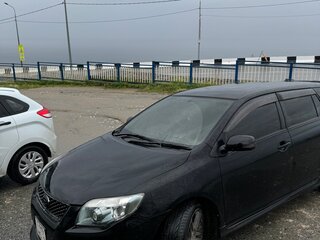 2010 Toyota Corolla Fielder X (E140, E150) Рестайлинг, чёрный, 1100000 рублей, вид 1