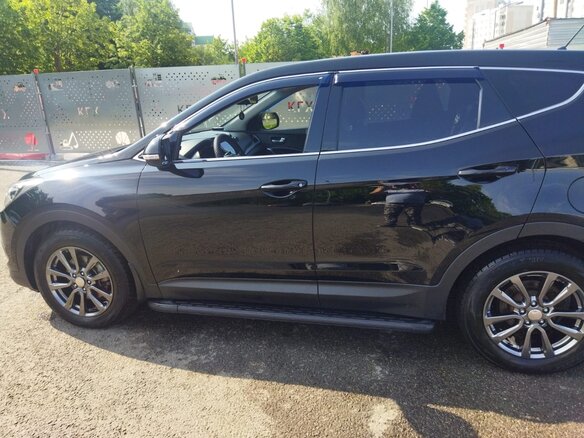 2016 Hyundai Santa Fe III Рестайлинг, чёрный, 2200000 рублей - вид 10