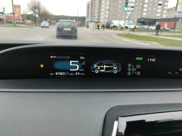 2017 Toyota Prius IV (XW50), синий, 1696860 рублей - вид 6
