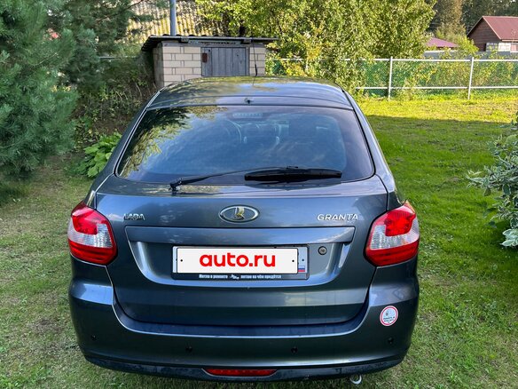 2016 Lada (ВАЗ) Granta I, серебристый, 465000 рублей - вид 3