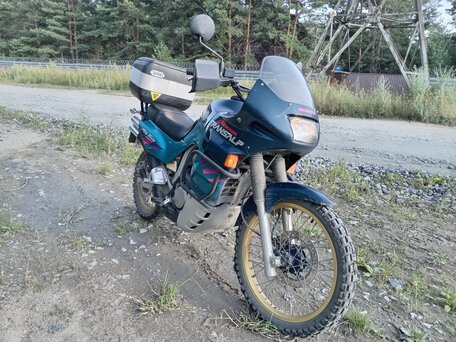 1994 Honda Transalp 400, голубой, 350000 рублей, вид 3