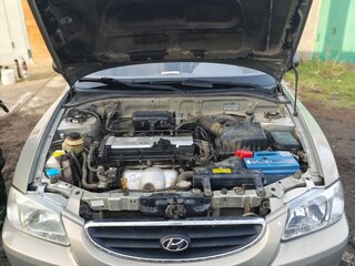 2008 Hyundai Accent ТагАЗ II, серый, 410000 рублей, вид 3