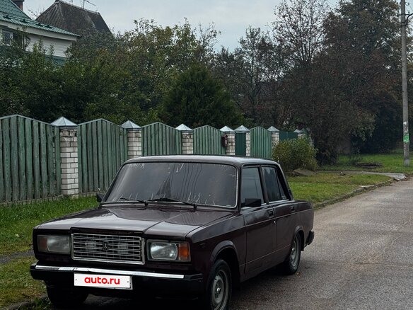 2007 Lada (ВАЗ) 2107, пурпурный, 130000 рублей