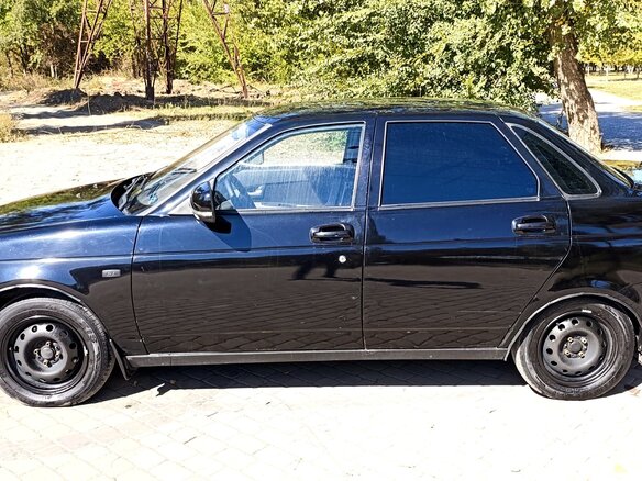 2009 Lada (ВАЗ) Priora I, чёрный, 400000 рублей - вид 6