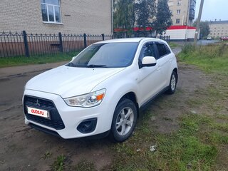 2014 Mitsubishi ASX I Рестайлинг, белый, 1150000 рублей, вид 1
