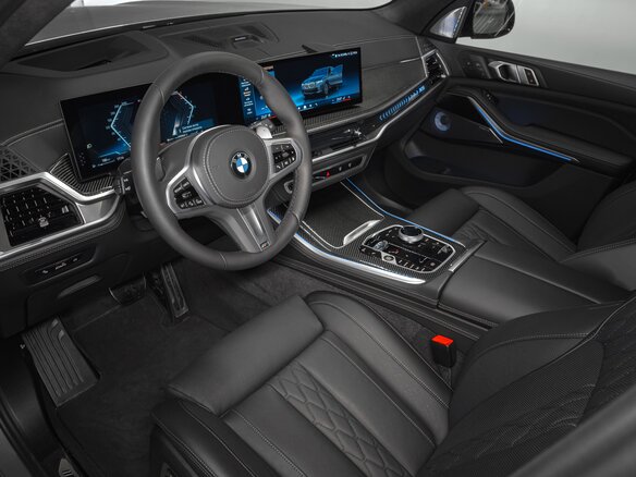2024 BMW X5 40d IV (G05/G18) Рестайлинг, серый - вид 10