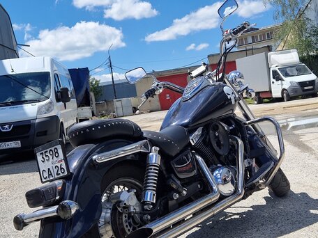2000 Kawasaki VN1500 Vulcan, чёрный, 430000 рублей, вид 5