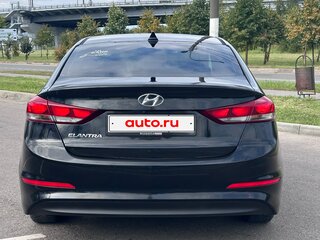 2016 Hyundai Elantra VI (AD), чёрный, 1150000 рублей, вид 5