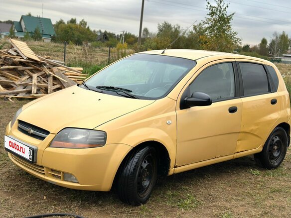 2006 Chevrolet Aveo I, жёлтый, 205000 рублей