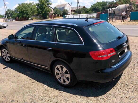 2009 Audi A6 III (C6) Рестайлинг, чёрный - вид 9