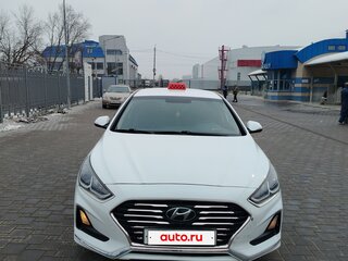 2019 Hyundai Sonata VII (LF) Рестайлинг, белый, 1050000 рублей, вид 1