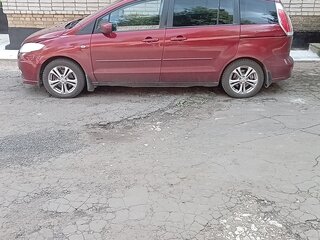 2008 Mazda 5 I (CR) Рестайлинг, красный, 300000 рублей, вид 2