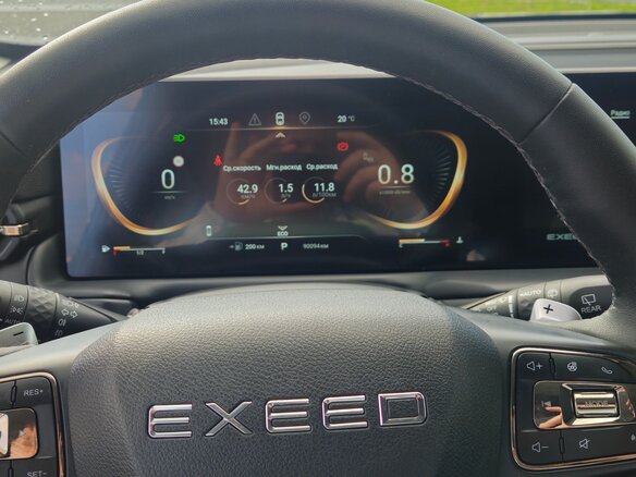 2022 Exeed TXL I Рестайлинг, чёрный - вид 7