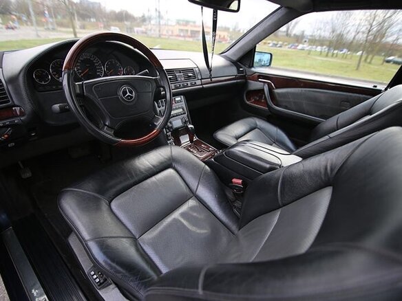 1998 Mercedes-Benz CL-Класс 600 I (C140), синий - вид 5