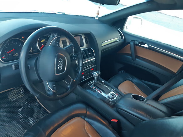 2012 Audi Q7 I (4L) Рестайлинг, белый, 1900000 рублей - вид 8