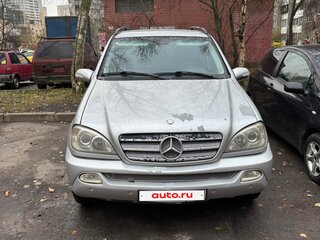 2002 Mercedes-Benz M-Класс 270 I (W163) Рестайлинг, серебристый, 780000 рублей, вид 2