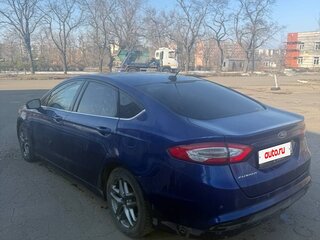 2014 Ford Fusion (North America) II, синий, 850000 рублей, вид 3
