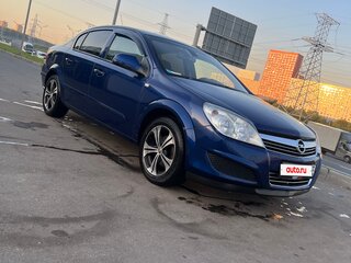 2009 Opel Astra H Рестайлинг, синий, 400000 рублей, вид 1