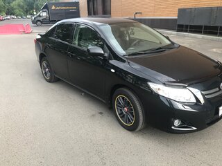2008 Toyota Corolla X (E140, E150), чёрный, 870000 рублей, вид 2