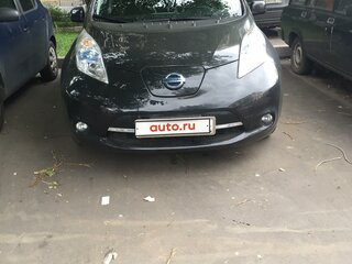 2014 Nissan Leaf I (ZE0/AZE0), чёрный, 1490000 рублей, вид 1