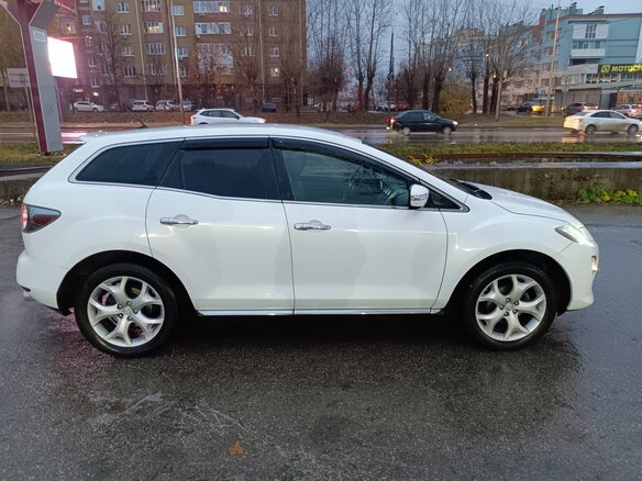 2010 Mazda CX-7 I Рестайлинг, белый, 895000 рублей - вид 5