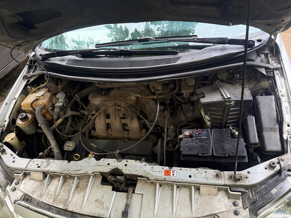 2003 Mazda MPV II (LW) Рестайлинг, серебристый, 350000 рублей - вид 13